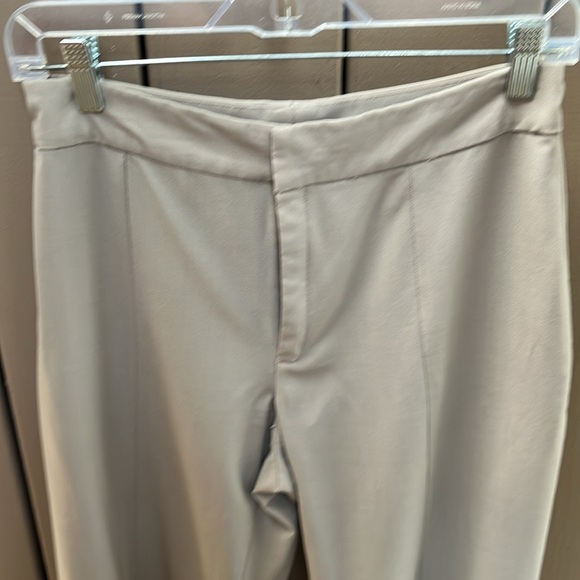 Beige business trousers, office pants petite - Picture 2 of 7